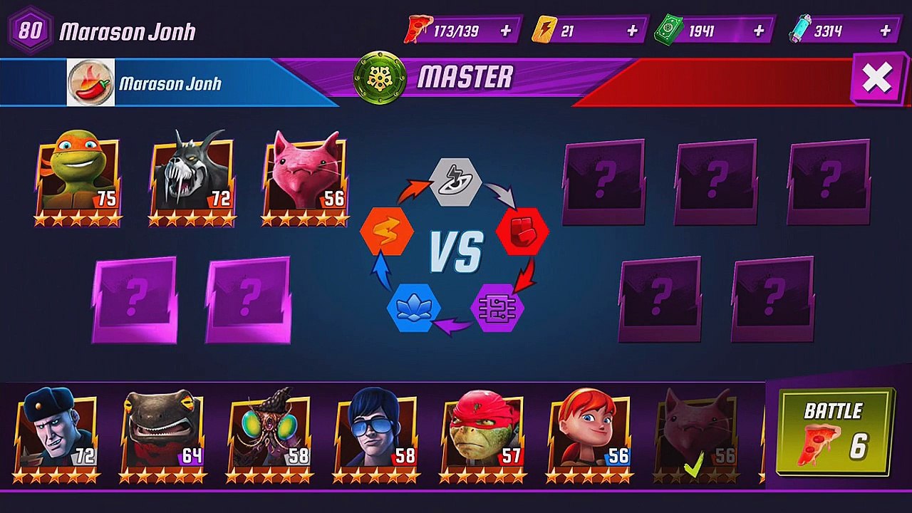 TMNT Legends PVP 101 (Mikey, Rahzar, Ice Cream Kitty)