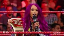 WWE RAW , Sasha Banks & Alexa Bliss Segment