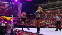 WWE Raw Kelly Kelly & Gail Kim vs Rosa Mendes & Alicia Fox
