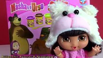 Masha e o Urso | brinquedo massinha de modelar | Baby Dora Aventureira | Aprendendo Formas e Cores