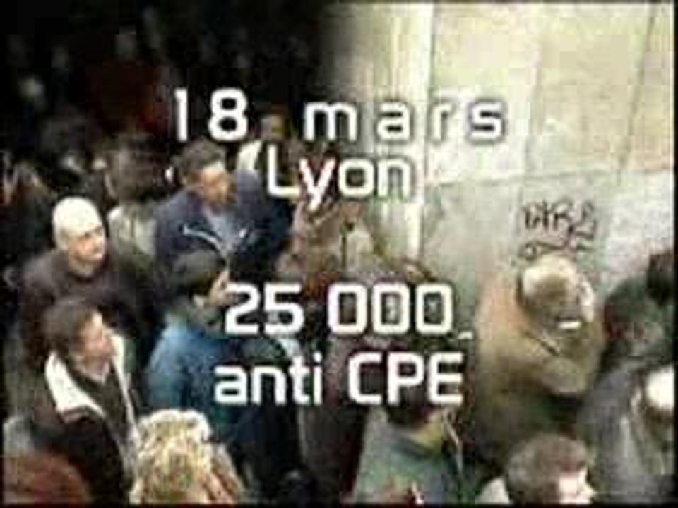 18 mars : 25000 anti CPE à Lyon