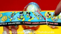 3 Kinder Maxi Surprise Giant Eggs Unboxing Mickey Mouse Surprise Disney Planes Surprise