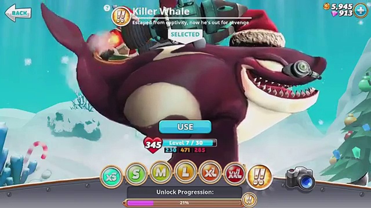 GIANT SQUID BOSS Vs GIANT CRAB BOSS - Hungry Shark World Vs Hungry Shark Evolution
