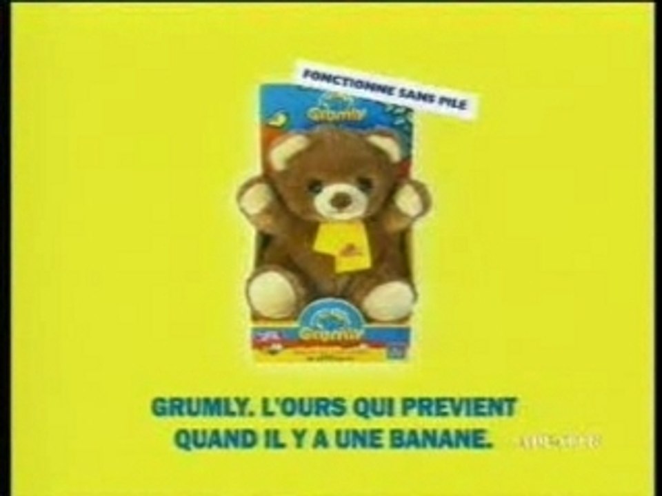 Grumly L'ours qui prévient quand il y a une banane