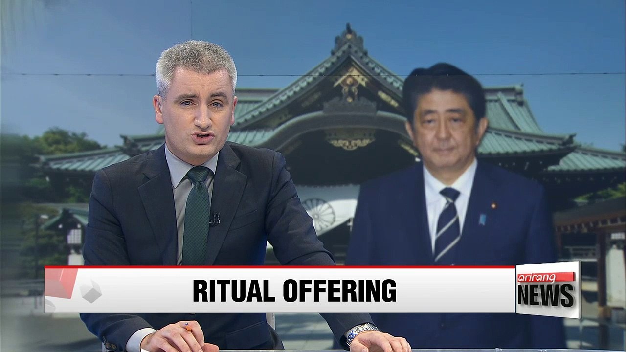 Japan's PM Abe sends ritual offering to Yasukuni shrine