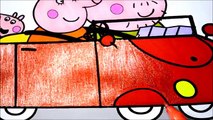 Peppa Pig Car Best Coloring Book Pages Videos For Kids Fun Art Sparkle Red Car