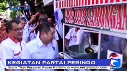 Partai Perindo Bagikan Gerobak Gratis Secara Nasional