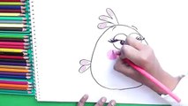 Cómo Dibujar a Matilda Pajaro Blanco (Angry Birds) - How to Draw Matilda White Bird