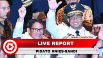 Pidato Pertama Anies-Sandi sebagai Gubernur & Wakil Gubernur DKI Jakarta