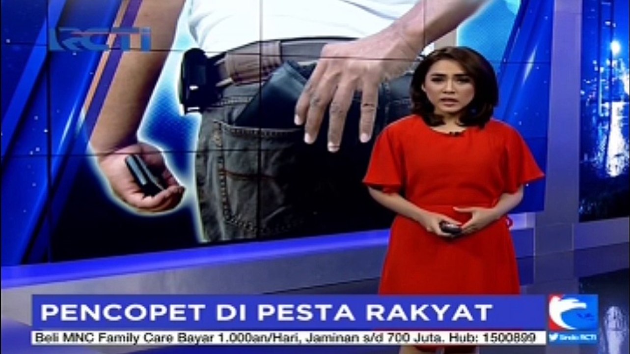 Diduga Mencopet saat Pesta Rakyat Pria Ini Diamankan Satpol PP