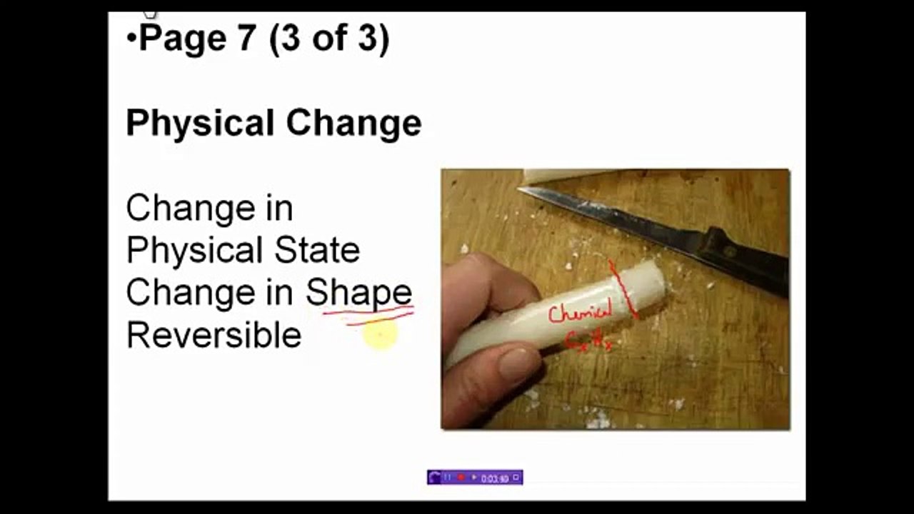 Chemical & Physical Changes of Matter CLEAR & SIMPLE