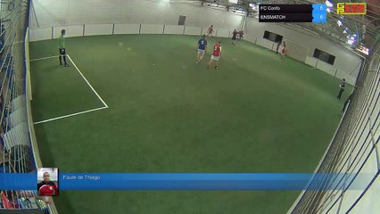 Faute de Thiago - FC Confo Vs ENSMATCH - 16/10/17 20:00 - LIGUE 4 - Poitiers Game Parc