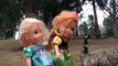 Toddler Anna and Elsa meet Kangaroos and other Animals at the Zoo | Frozen petite toddler dolls Toys