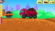 Construction Vehicles for Children - Cartoons Truck | Excavator, Cranes, Bulldozer : Video for Kids