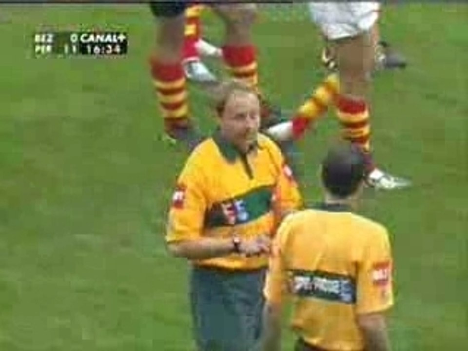 Bagarre Générale rugby perrpignan béziers