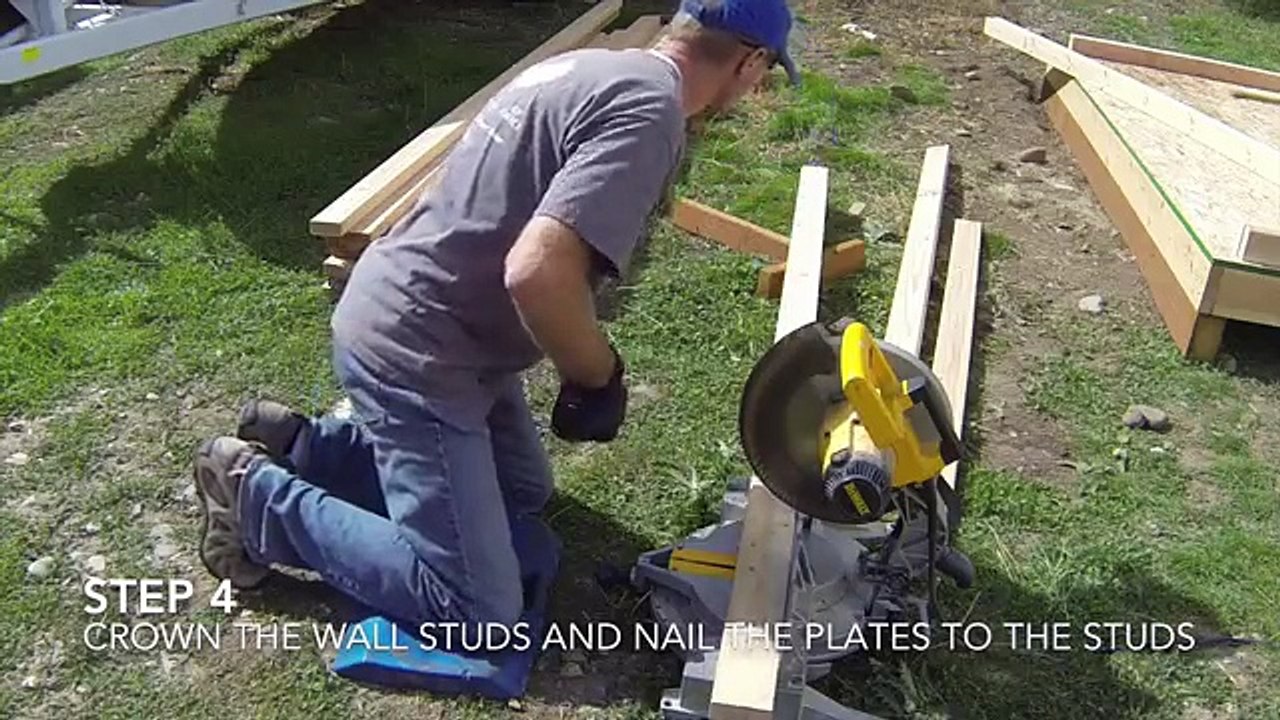 How To Build A Shed - Part 5 - Wall Framing