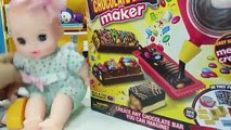 무스 토이 초콜릿 바 메이커로 콩순이 콩콩이 초콜릿 캔디 바 만들기 장난감 Baby doll Chocolate Candy Bar Maker Moose Toys