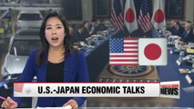 North Korea and trade key topics for U.S.-Japan economic talks