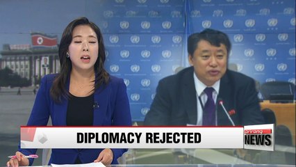 North Korea's UN envoy rules out diplomacy with United States