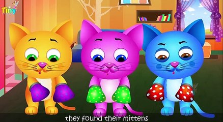 Three Little Kittens | English Nursery Rhyme For Children | Kids Songs From TinyDreams