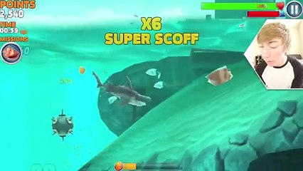 HAMMERHEAD SHARK - Hungry Shark Evolution - Part 4 (iPhone Gameplay Video)