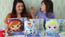 Disney Frozen Elsa and Anna Inkoos♥- Color N Create Disney Frozen Charers! Draw, Wash & REDO!!