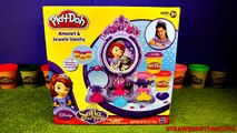Sofia The First Play Doh Play Set Amulet of Avalor and Jewellery Vanity StrawberryJamToys