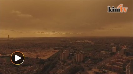 Warga terkejut langit kota London 'kekuningan'