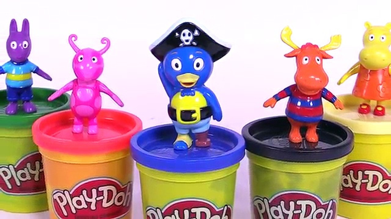 Os Backyardigans Play Doh Massinha Surpresa Peppa Pig Galinha Pintadinha Hulk Learn Colors Toys