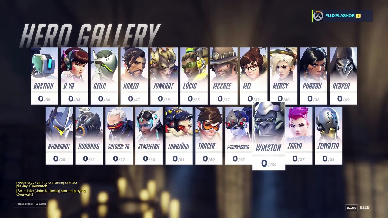 Overwatch - Winston - Karakter Kostümleri, Tepkileri, Pozları, Konuşmaları