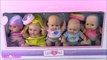 Baby Dolls So Many Babies QUINTUPLETS Set! Feed and Change Babies! Opening+Unboxing