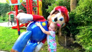 Bad Kid playing with Giant toys Johny Johny Yes Papa Song Nursery Rhymes Songs for children-uPdQqPHXsKE