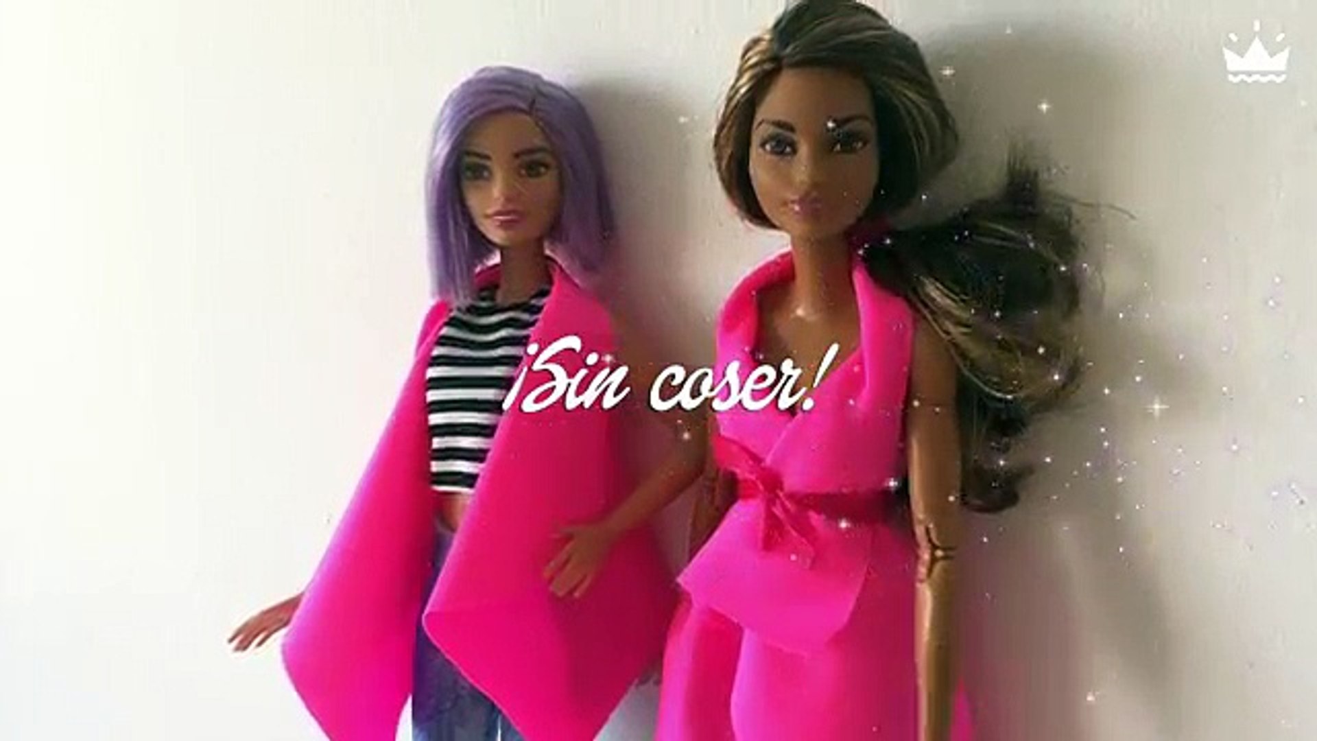 sexual Barcelona espiritual Cómo hacer Ropa para Barbie ¡Sin coser! VESTIDOS, FALDA, TOP Y CHALECO.  Recopilatorio─影片 Dailymotion