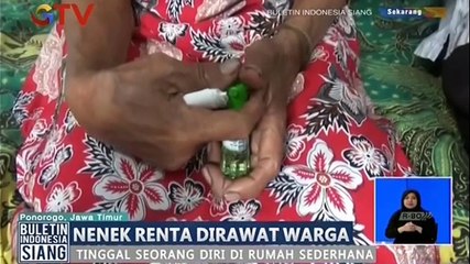 Tak Dapat Melihat, Nenek Renta Ini Tinggal Seorang Diri