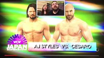 WWE2K17 GRIM VS HEEL WIFE Funny Moments WRESTLING MATCH! AJ Styles Vs Cesaro!