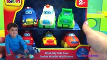 BRUIN Mini City Soft Cars boys car toys ambulance police car fire truck taxi