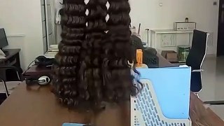 Deep Wave Curly Human Hair Weave