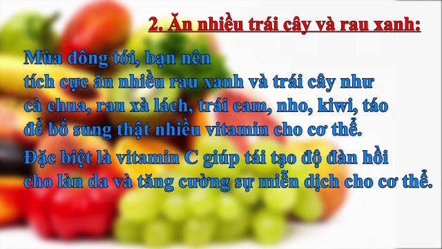 Những điều cần lưu ý khi chăm sóc da khi trời trở lạnh