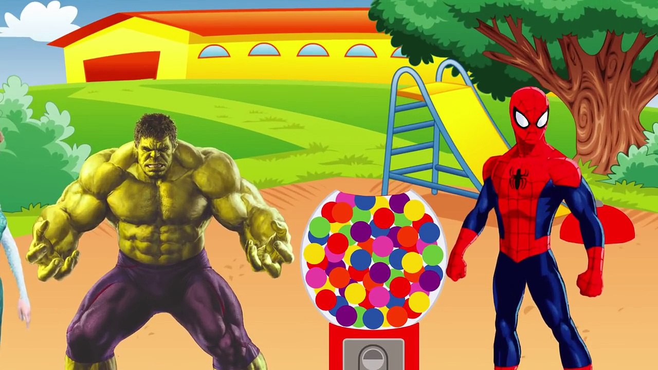 Mr Bean Cartoon Spiderman & Frozen Elsa New Episodes! Nursery Rhymes New Kids Movie & Hulk