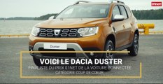 Voici le Dacia Duster « Finaliste du Prix 01net de la voiture connectée catégorie coup de cœur du jury »