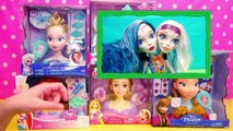 Juguetes en español - Peinados para princesas de Disney Ariel, Rapunzel, Anna, Elsa y Cenicienta