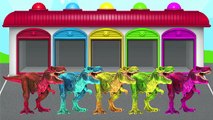 DINOSAURS! Learn Colors with DINOSAUR!! Video for kids and toddlers!