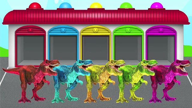 DINOSAURS! Learn Colors with DINOSAUR!! Video for kids and toddlers!