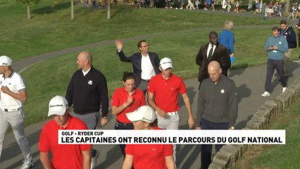 Golf - Ryder Cup - Les capitaines en visite