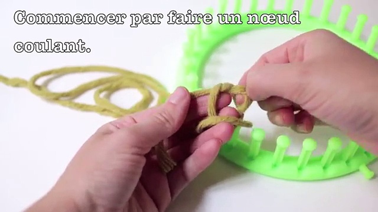 Tuto tricotin : le bonnet jersey bord côtes