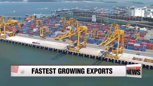 S. Korea logs world's fastest export growth in 2017