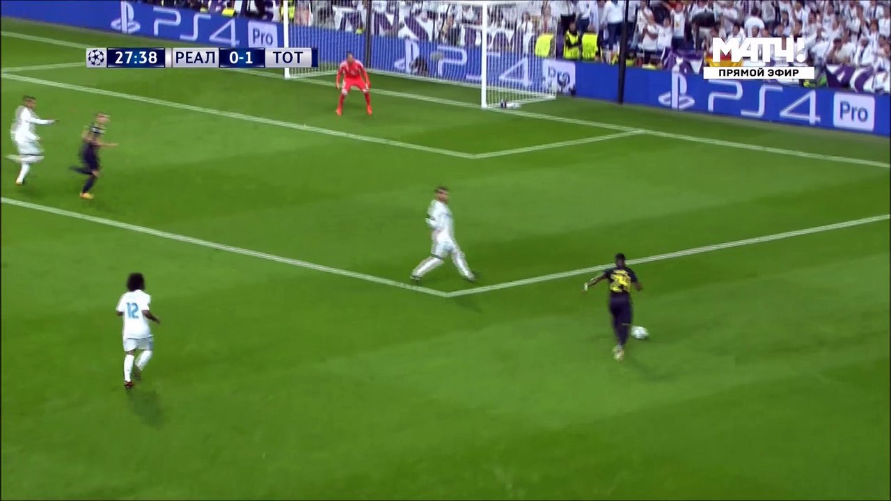 0-1 Raphaël Varane OwnGoal UEFA  Champions League  Group H - 17.10.2017 Real Madrid 0-1 Tottenham