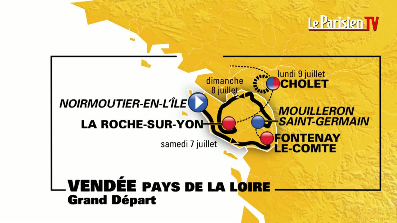 Tour de France 2018 : découvrez le parcours de la grande boucle