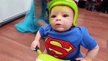 BAD SILICONE BABY RUN OVER POLICEMAN Hit By Motorbike!