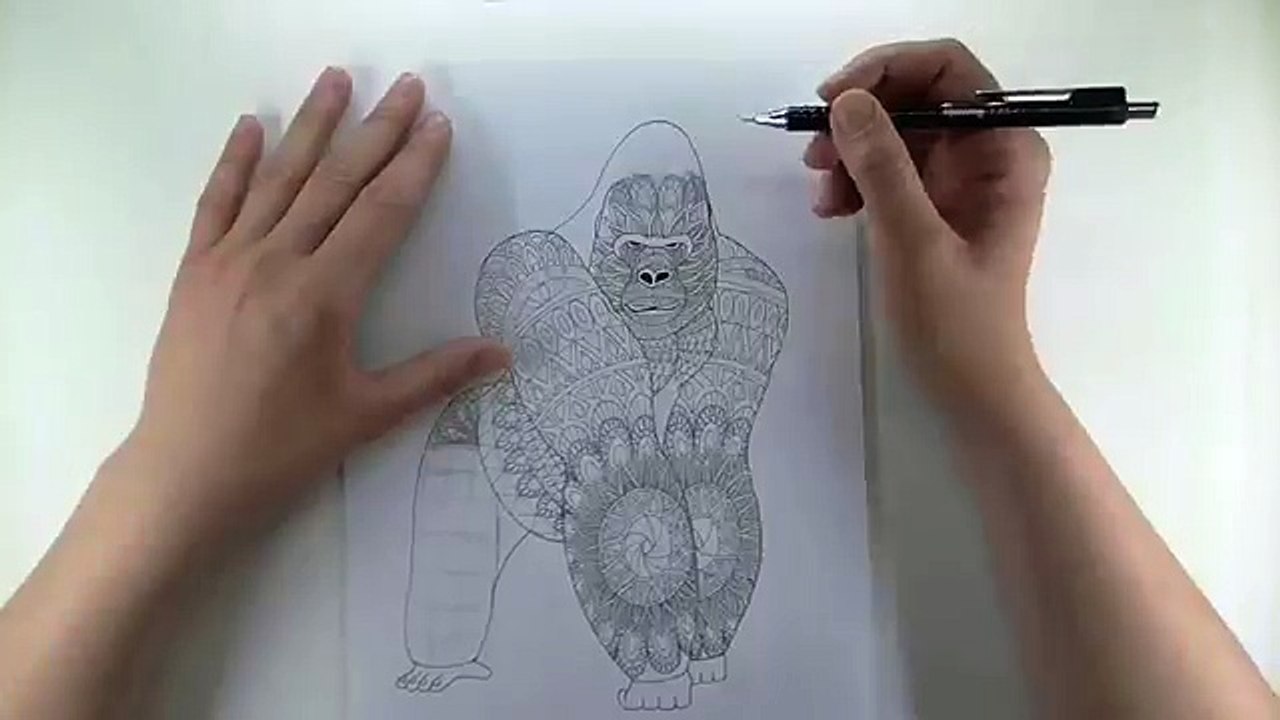 How I Doodle - Gorilla Speed Drawing